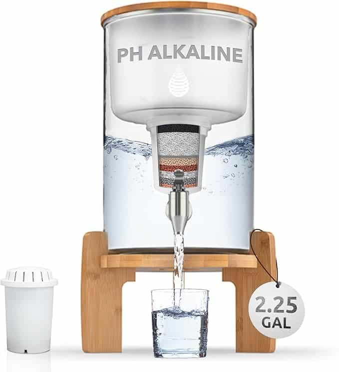 Glass Water Dispensers with Filters