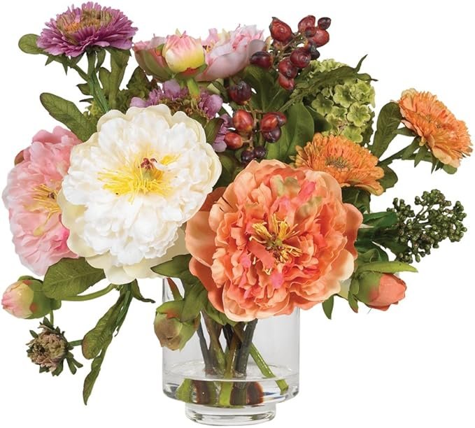 Nearly Natural Floral Centerpiece Set