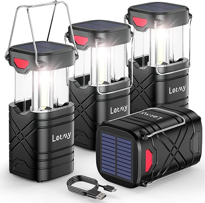 Solar-Powered LED Lanterns