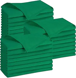 Utopia Kitchen Emerald Green Cloth Napkins