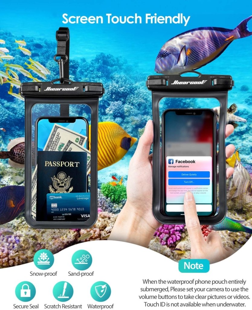Hiearcool Waterproof Phone Pouch