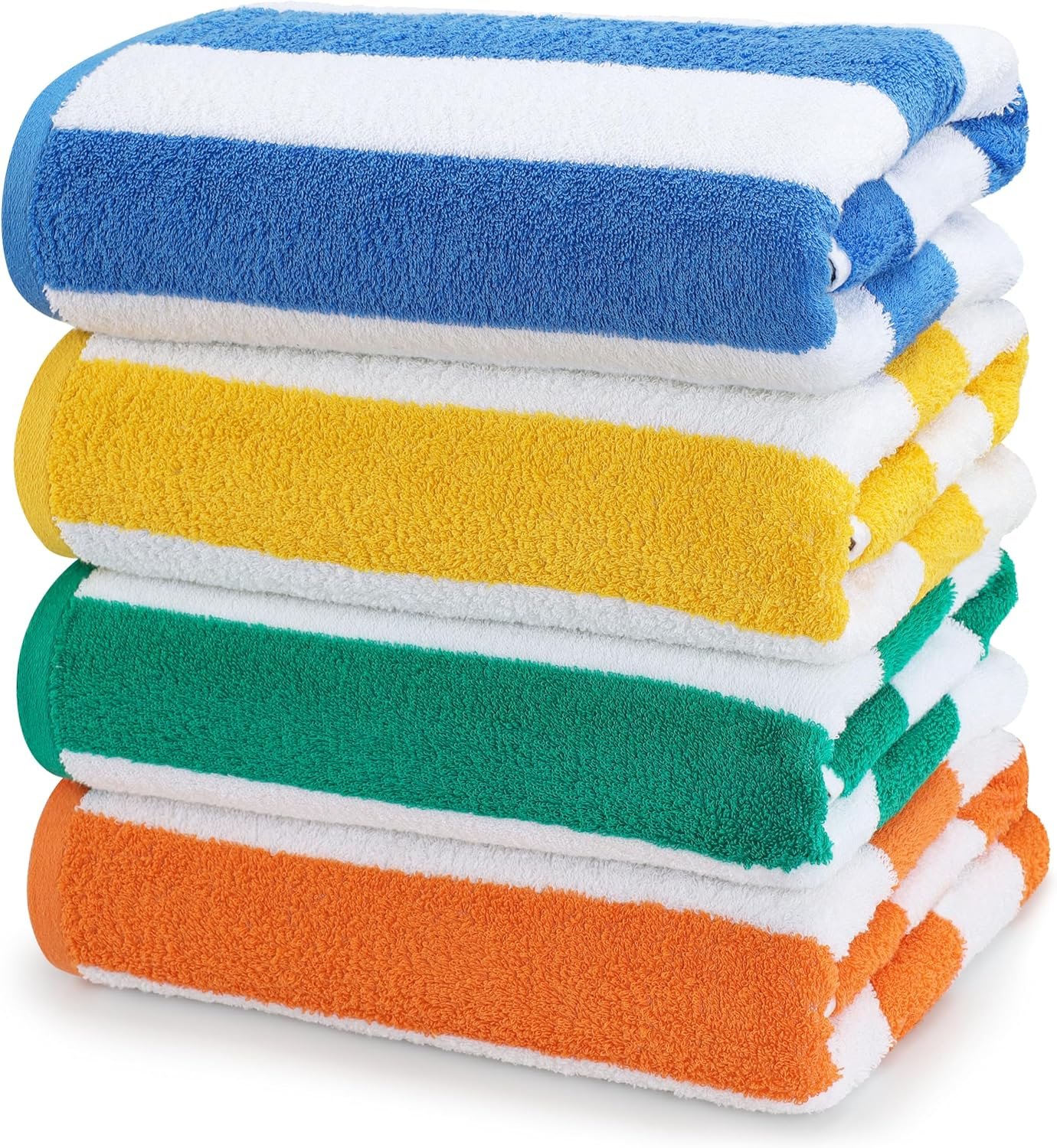 Utopia Towels 4 Pack Cabana Stripe Beach Towel
