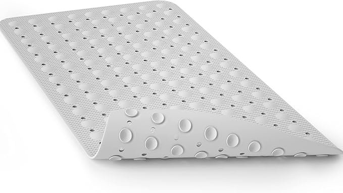 JOYCANO Bath Mat Non Slip Natural Rubber with Suction Cups