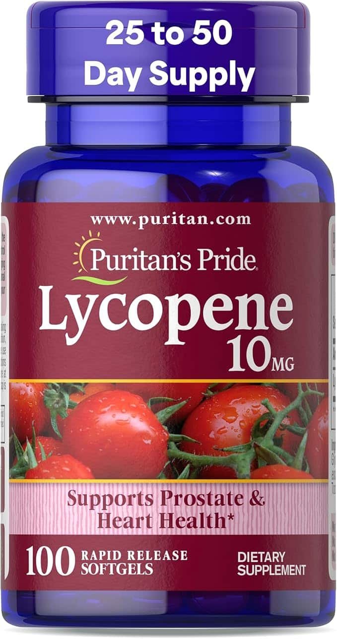 Puritan’s Pride Lycopene 10mg Supplement