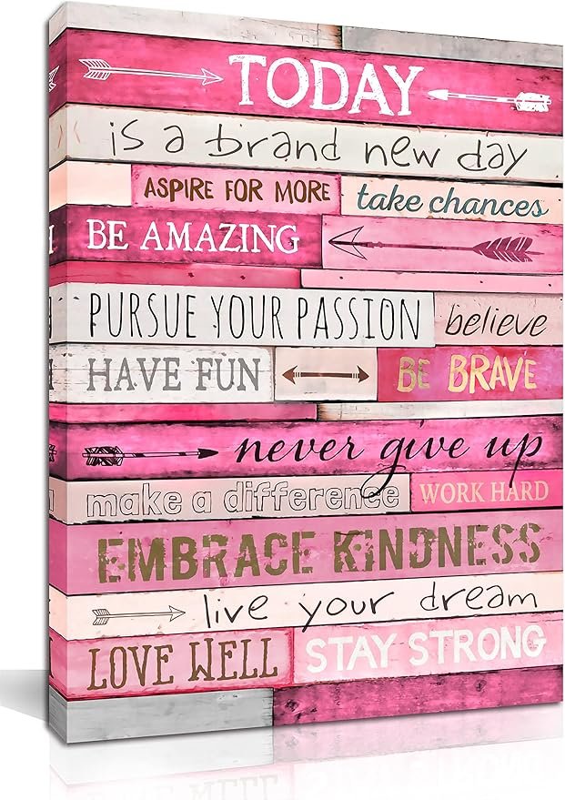 Inspirational Quote Wall Art