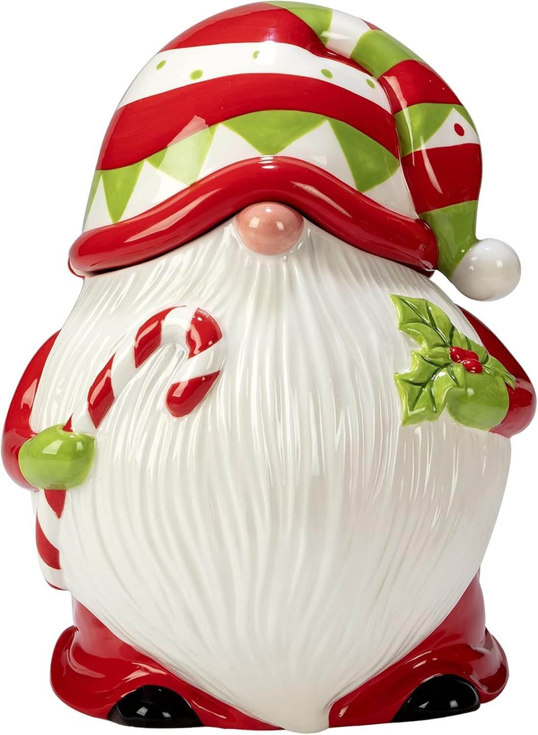 Certified International Holiday Magic Gnomes 3-D Cookie Jar (2)