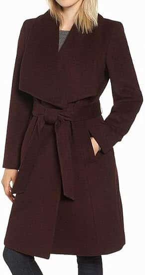 Cole Haan Wool Wrap Coat