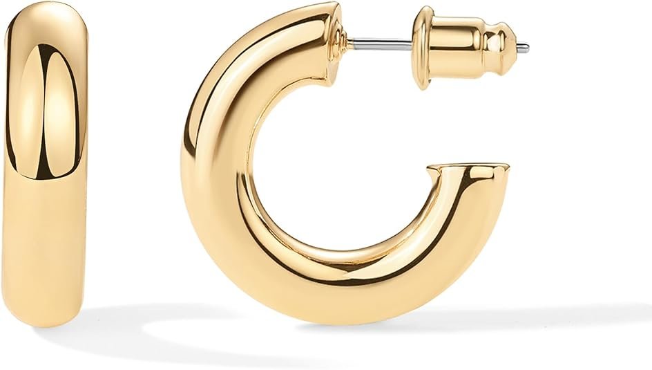 PAVOI Gold Hoops