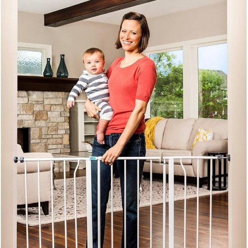 Easy Open 47-Inch Super Wide Walk Thru Baby Gate Easy Open 47-Inch Super Wide Walk Thru Baby Gate